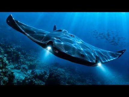 SUBMARINO EM FORMATO DE ARRAIA? Tecnologias Militares que parecem até coisa de filme!