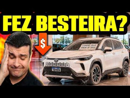 "COMPREI UM TOYOTA e ME ARREPENDI AMARGAMENTE"! FIPE DERRETENDO e IMPOSSÍVEL REVENDER! E AGORA?