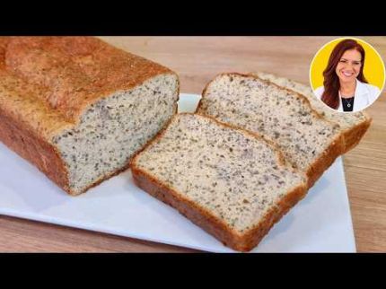 Pão ACORDA INTESTINO MEGA FIBRAS - Low Carb, Muita Proteína e Sem Glúten - Fofinho!