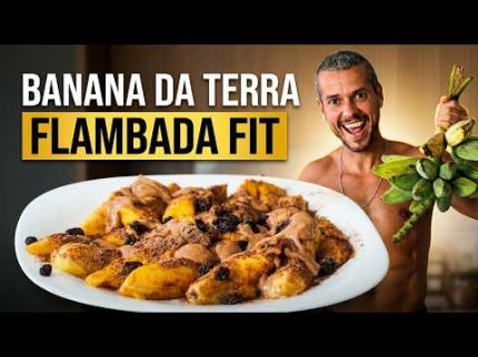 EMAGREÇA RÁPIDO! Banana da Terra Flambada com Mel de Tâmaras sobremesa natural