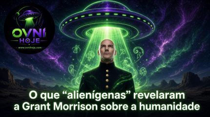 O que “alienígenas” revelaram a Grant Morrison sobre a humanidade - OVNI Hoje!