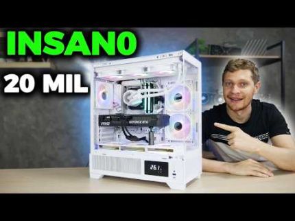 PC GAMER DE R$20.000 PRA RODAR TUDO EM 4K (MONTEI E TESTEI)