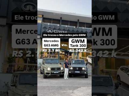Ele trocou o Mercedes pelo GWM