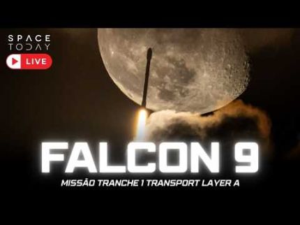 LANÇAMENTO FALCON 9 COM POUSO EM TERRA!!! | MISSÃO TRANCHE 1 TRANSPORT LAYER A [SCRUB]