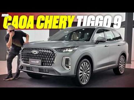 Novo Caoa-Chery Tiggo 9 - POR R$ 249.990! TEM VERSÃO 2.0 T E PHEV COM BATERIA GIGANTE! SAIBA TUDO!