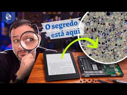 DESTRUÍMOS um KINDLE para ver como a TELA FUNCIONA!