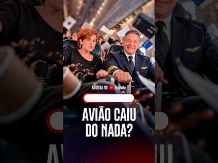 O avião caiu na turbulência?
