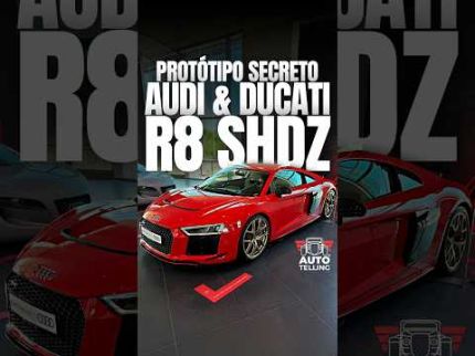 Um Audi R8 com 4 MOTORES DUCATI #autotelling #audi #audir8