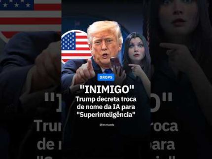 TRUMP EXIGE USO DE "SUPERINTELIGÊNCIA" E AMEAÇA QUEM NÃO USAR