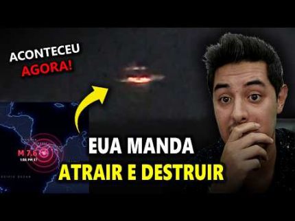 URGENTE: EUA REVELA - 'A ORDEM É ATRAIR E DESTRUIR OVNIs' + OBJETO CEV51C2 SUMIU + TERREMOTO PANAMÁ