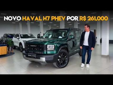 Novo Haval H7 híbrido plug-in AWD por R$ 261.000 - A GWM acertou a mão!