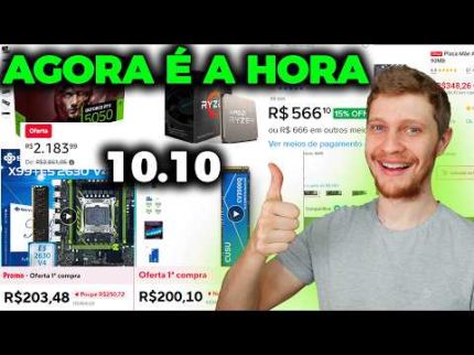 PROMOÇÃO 10 DO 10! AS MELHORES OFERTAS DE HARDWARE ESTÃO AQUI!