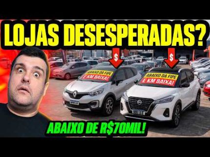 A BOLHA ESTOUROU? SUVS ABAIXO DA FIPE até R$70MIL com BAIXA KM! SÓ ANÚNCIO REAL!