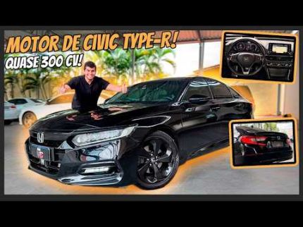 Honda Accord 2019 - Sedan de patrão com motor de esportivo (NÃO TEM CVT)