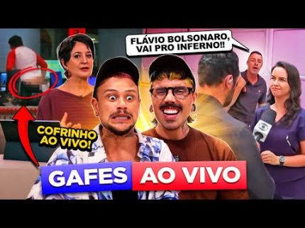MICOS E GAFES EM REPORTAGENS AO VIVO #12 | Diva Depressão