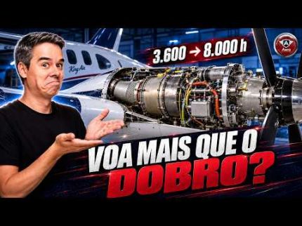 Como esse MOTOR DE AVIÃO pode voar MAIS QUE O DOBRO que ele foi projetado?