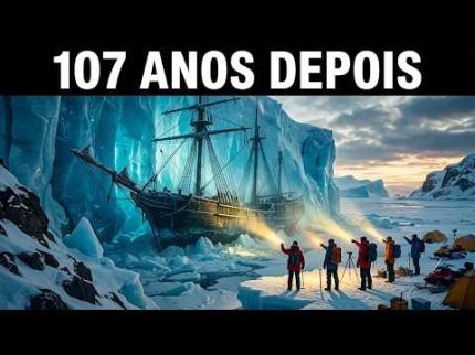 Navio Perdido na Antártida é Encontrado Congelado no Tempo Após 107 Anos