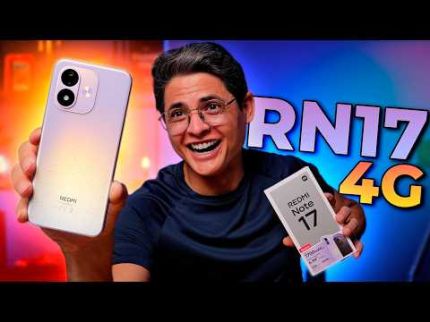 CHEGOU! Xiaomi Redmi Note 17 4G, o NOVO QUERIDINHO da GALERA? Unboxing e Impressões