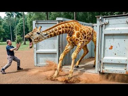 ESTES ANIMAIS ESTÃO SENDO SOLTOS PELA PRIMEIRA VEZ