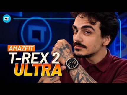 Conheça o Amazfit T-Rex Ultra 2: smartwatch focado em durabilidade e custo-benefício