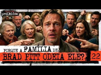 POR QUE A FAMÍLIA DE BRAD PITT ODEIA ELE? - Arquivos Proibidos #022