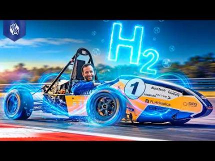 PILOTAMOS um CARRO DE CORRIDA movido a HIDROGÊNIO!