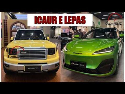iCAUR e Lepas no Brasil: SUVs Retrô, Híbridos e Novidades para 2027