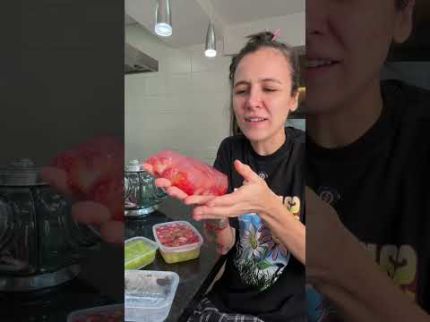 fazendo skin care comestível… gelatina e fruta é só isso