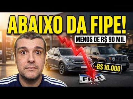 DONOS DESESPERADOS? SUVS REALMENTE ABAIXO DA FIPE até R$90MIL com BAIXA KM! SÓ ANÚNCIO REAL!